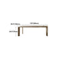 Modern Dining Table for Restaurant Rectangle Solid Wood Table with 4 Legs Clearhalo 'Dining Tables & Seating' 'Dining Tables' 'dining_table' 'furn' 'furn_dining_table' 'Furniture' 'furniture_dining_table' 'Kitchen & Dining Furniture' 'kitchen' 'kitchen_dining_table' 5004355