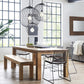 Modern Solid Wood Dining Table Rectangle Wooden Table with 4 Legs for Restaurant 63"L x 31.5"W x 29.5"H Without Chairs Clearhalo 'Dining Tables & Seating' 'Dining Tables' 'dining_table' 'furn' 'furn_dining_table' 'Furniture' 'furniture_dining_table' 'Kitchen & Dining Furniture' 'kitchen' 'kitchen_dining_table' 5004358