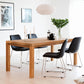 Modern Solid Wood Dining Table Rectangle Wooden Table with 4 Legs for Restaurant 55.1"L x 29.5"W x 29.5"H Without Chairs Clearhalo 'Dining Tables & Seating' 'Dining Tables' 'dining_table' 'furn' 'furn_dining_table' 'Furniture' 'furniture_dining_table' 'Kitchen & Dining Furniture' 'kitchen' 'kitchen_dining_table' 5004359