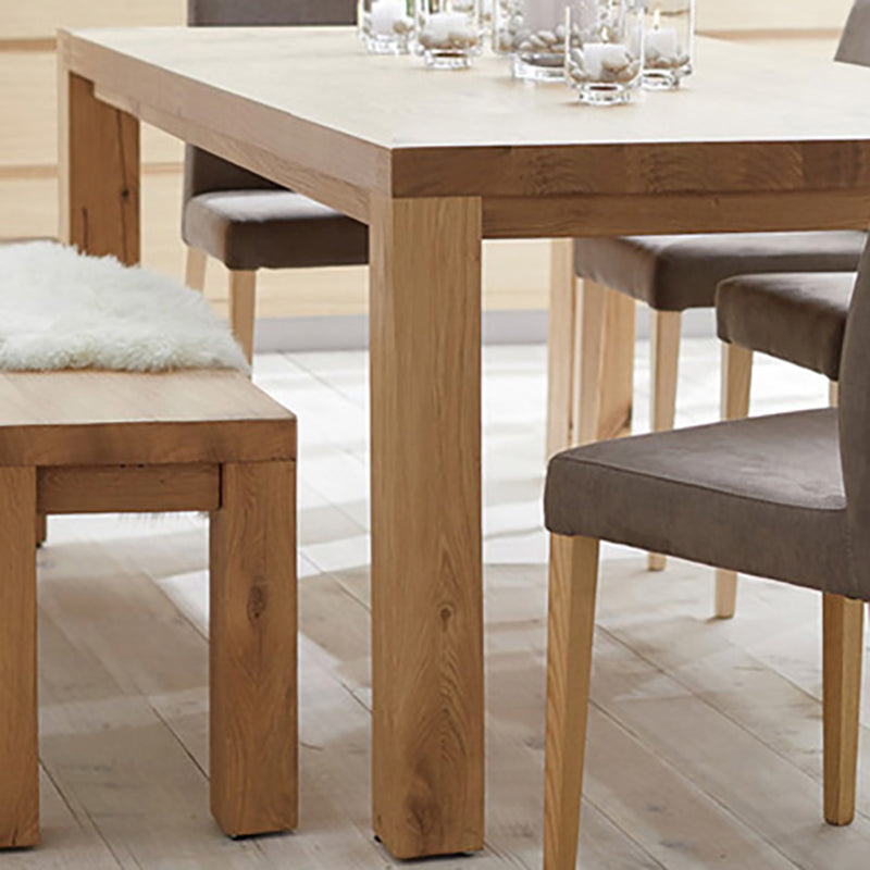 Modern Solid Wood Dining Table Rectangle Wooden Table with 4 Legs for Restaurant Clearhalo 'Dining Tables & Seating' 'Dining Tables' 'dining_table' 'furn' 'furn_dining_table' 'Furniture' 'furniture_dining_table' 'Kitchen & Dining Furniture' 'kitchen' 'kitchen_dining_table' 5004364