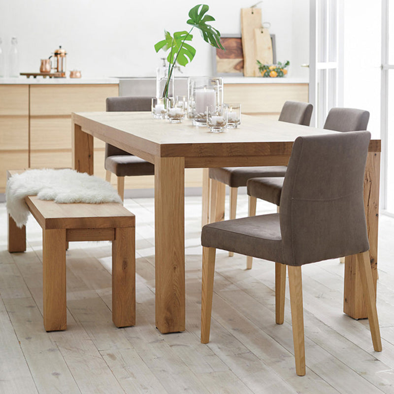 Modern Solid Wood Dining Table Rectangle Wooden Table with 4 Legs for Restaurant Clearhalo 'Dining Tables & Seating' 'Dining Tables' 'dining_table' 'furn' 'furn_dining_table' 'Furniture' 'furniture_dining_table' 'Kitchen & Dining Furniture' 'kitchen' 'kitchen_dining_table' 5004365