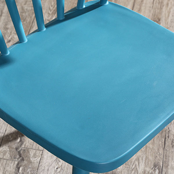 Scandinavian Plastic Side Chair Windsor Back Indoor-Outdoor Chair Clearhalo 'Dining Chairs' 'Dining Tables & Seating' 'dining_chair' 'furn' 'furn_dining_chair' 'Furniture' 'furniture_dining_chair' 'Kitchen & Dining Furniture' 5004449