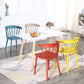 Scandinavian Plastic Side Chair Windsor Back Indoor-Outdoor Chair Clearhalo 'Dining Chairs' 'Dining Tables & Seating' 'dining_chair' 'furn' 'furn_dining_chair' 'Furniture' 'furniture_dining_chair' 'Kitchen & Dining Furniture' 5004456