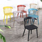 Scandinavian Plastic Side Chair Windsor Back Indoor-Outdoor Chair Clearhalo 'Dining Chairs' 'Dining Tables & Seating' 'dining_chair' 'furn' 'furn_dining_chair' 'Furniture' 'furniture_dining_chair' 'Kitchen & Dining Furniture' 5004463