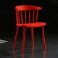 Scandinavian Plastic Side Chair Windsor Back Indoor-Outdoor Chair Red 1 Piece Clearhalo 'Dining Chairs' 'Dining Tables & Seating' 'dining_chair' 'furn' 'furn_dining_chair' 'Furniture' 'furniture_dining_chair' 'Kitchen & Dining Furniture' 5004470