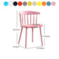 Scandinavian Plastic Side Chair Windsor Back Indoor-Outdoor Chair Clearhalo 'Dining Chairs' 'Dining Tables & Seating' 'dining_chair' 'furn' 'furn_dining_chair' 'Furniture' 'furniture_dining_chair' 'Kitchen & Dining Furniture' 5004485