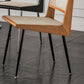 Modern Style Rattan Side Chair Cane Back Dining Side Chair for Dining Room Clearhalo 'Dining Chairs' 'Dining Tables & Seating' 'dining_chair' 'furn' 'furn_dining_chair' 'Furniture' 'furniture_dining_chair' 'Kitchen & Dining Furniture' 5004493