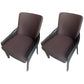Modern Style Arm Chair Faux Leather Dining Chair for Dining Room Coffee 2 Piece Set Clearhalo 'Dining Chairs' 'Dining Tables & Seating' 'dining_chair' 'furn' 'furn_dining_chair' 'Furniture' 'furniture_dining_chair' 'Kitchen & Dining Furniture' 5004531