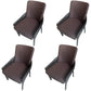 Modern Style Arm Chair Faux Leather Dining Chair for Dining Room Coffee 4 Piece Set Clearhalo 'Dining Chairs' 'Dining Tables & Seating' 'dining_chair' 'furn' 'furn_dining_chair' 'Furniture' 'furniture_dining_chair' 'Kitchen & Dining Furniture' 5004532