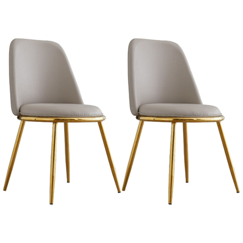 Modern Side Dining Chairs Entryway Dining Chairs for Dining Room Light Gray 2 Piece Set Clearhalo 'Dining Chairs' 'Dining Tables & Seating' 'dining_chair' 'furn' 'furn_dining_chair' 'Furniture' 'furniture_dining_chair' 'Kitchen & Dining Furniture' 5004570