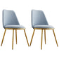 Modern Side Dining Chairs Entryway Dining Chairs for Dining Room Blue 2 Piece Set Clearhalo 'Dining Chairs' 'Dining Tables & Seating' 'dining_chair' 'furn' 'furn_dining_chair' 'Furniture' 'furniture_dining_chair' 'Kitchen & Dining Furniture' 5004572