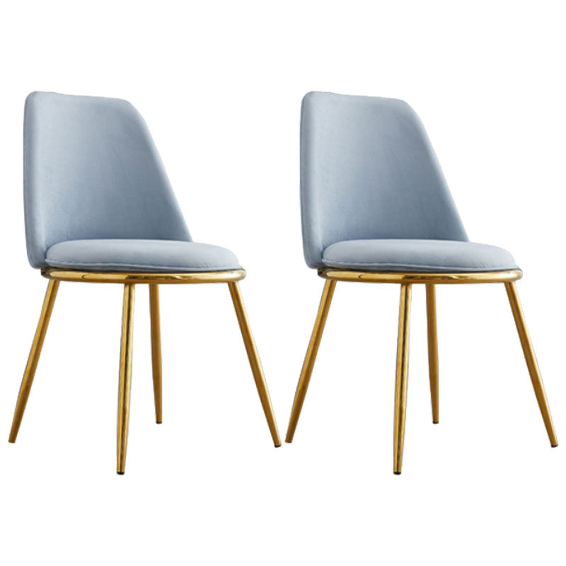Modern Side Dining Chairs Entryway Dining Chairs for Dining Room Blue 2 Piece Set Clearhalo 'Dining Chairs' 'Dining Tables & Seating' 'dining_chair' 'furn' 'furn_dining_chair' 'Furniture' 'furniture_dining_chair' 'Kitchen & Dining Furniture' 5004572