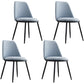 Modern Side Dining Chairs Entryway Dining Chairs for Dining Room Black-Blue 4 Piece Set Clearhalo 'Dining Chairs' 'Dining Tables & Seating' 'dining_chair' 'furn' 'furn_dining_chair' 'Furniture' 'furniture_dining_chair' 'Kitchen & Dining Furniture' 5004579