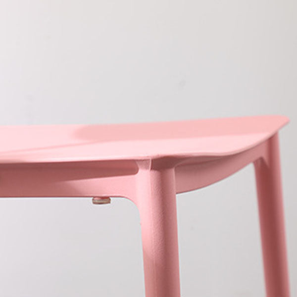 Modern Style Side Chair Plastic Open Back Dining Chair for Kitchen Clearhalo 'Dining Chairs' 'Dining Tables & Seating' 'dining_chair' 'furn' 'furn_dining_chair' 'Furniture' 'furniture_dining_chair' 'Kitchen & Dining Furniture' 5004648