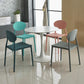 Modern Style Side Chair Plastic Open Back Dining Chair for Kitchen Clearhalo 'Dining Chairs' 'Dining Tables & Seating' 'dining_chair' 'furn' 'furn_dining_chair' 'Furniture' 'furniture_dining_chair' 'Kitchen & Dining Furniture' 5004654