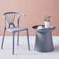 Scandinavian Plastic Indoor-Outdoor Chair Windsor Back Side Chair Clearhalo 'Dining Chairs' 'Dining Tables & Seating' 'dining_chair' 'furn' 'furn_dining_chair' 'Furniture' 'furniture_dining_chair' 'Kitchen & Dining Furniture' 5004683
