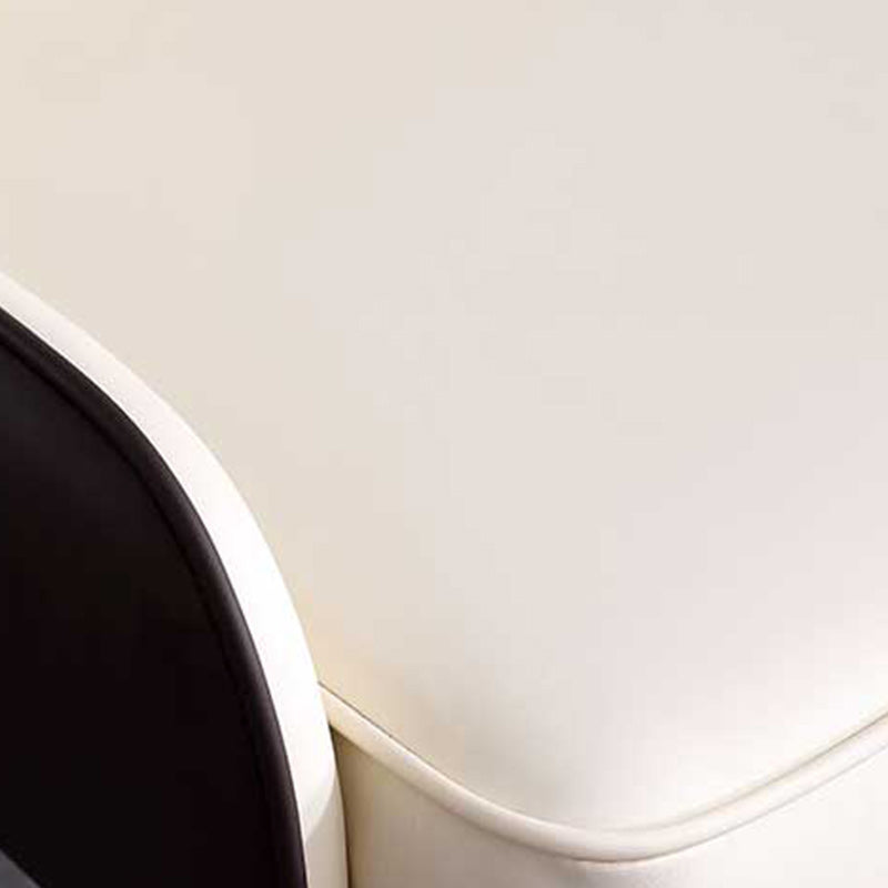 Nordic Dining Room Dining Chairs Armless Faux Leather Kitchen Side Chairs Clearhalo 'Dining Chairs' 'Dining Tables & Seating' 'dining_chair' 'furn' 'furn_dining_chair' 'Furniture' 'furniture_dining_chair' 'Kitchen & Dining Furniture' 5004749