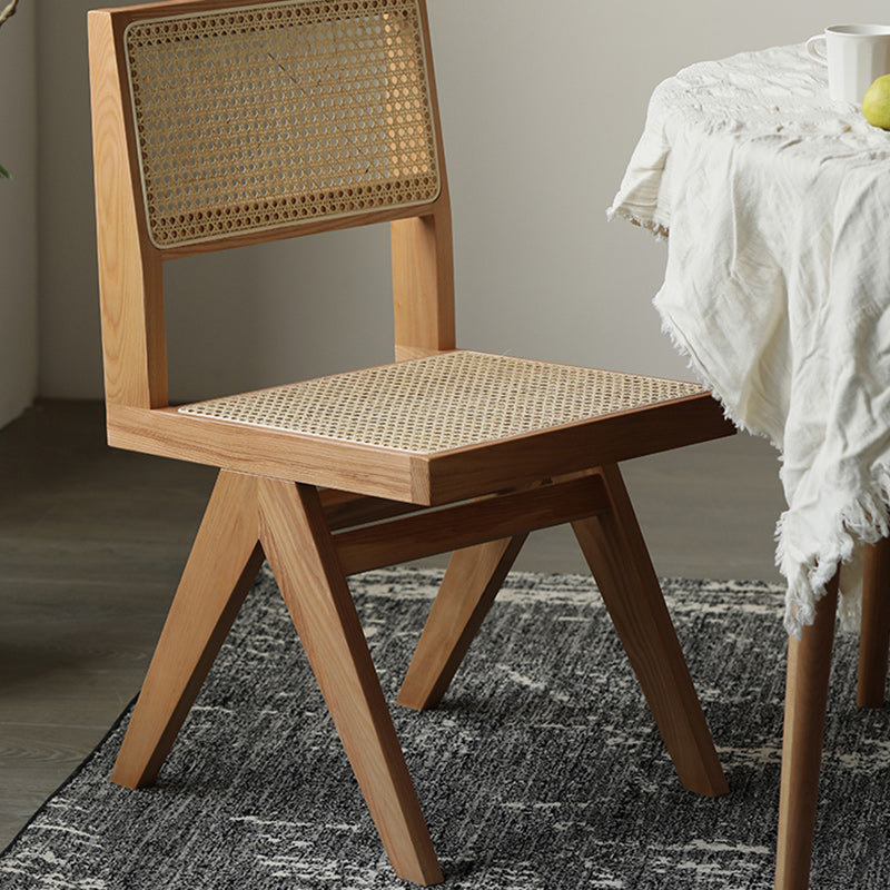 Armless Dining Chairs Modern Solid Wood Side Chairs for Dining Room Clearhalo 'Dining Chairs' 'Dining Tables & Seating' 'dining_chair' 'furn' 'furn_dining_chair' 'Furniture' 'furniture_dining_chair' 'Kitchen & Dining Furniture' 5004764