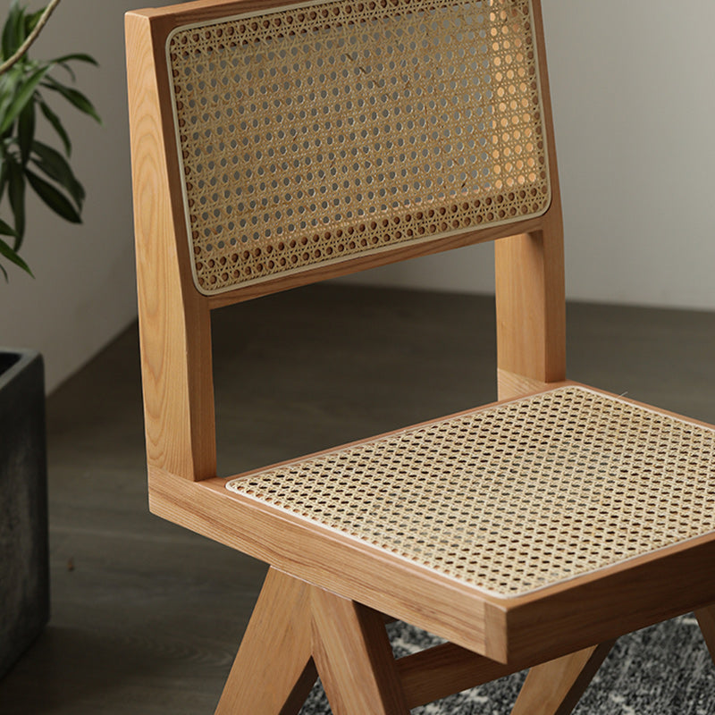 Armless Dining Chairs Modern Solid Wood Side Chairs for Dining Room Clearhalo 'Dining Chairs' 'Dining Tables & Seating' 'dining_chair' 'furn' 'furn_dining_chair' 'Furniture' 'furniture_dining_chair' 'Kitchen & Dining Furniture' 5004767