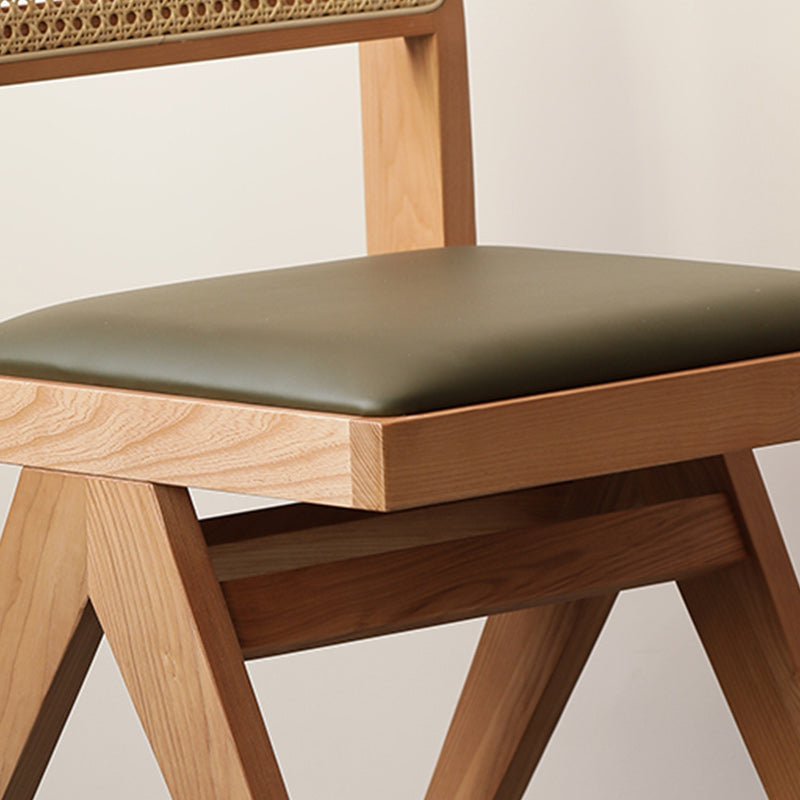 Armless Dining Chairs Modern Solid Wood Side Chairs for Dining Room Clearhalo 'Dining Chairs' 'Dining Tables & Seating' 'dining_chair' 'furn' 'furn_dining_chair' 'Furniture' 'furniture_dining_chair' 'Kitchen & Dining Furniture' 5004773