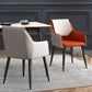Modern Style Parsons Arm Chair Leather Dining Chair for Dining Room Clearhalo 'Dining Chairs' 'Dining Tables & Seating' 'dining_chair' 'Furniture' 'furniture_dining_chair' 'Kitchen & Dining Furniture' 5004818