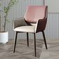 Modern Style Parsons Arm Chair Leather Dining Chair for Dining Room Gray Coffee 1 Piece Clearhalo 'Dining Chairs' 'Dining Tables & Seating' 'dining_chair' 'Furniture' 'furniture_dining_chair' 'Kitchen & Dining Furniture' 5004824
