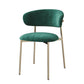 Glam Style Dining Chair Upholstered Open Back Dining Chair for Home Green Gold 1 Piece Clearhalo 'Dining Chairs' 'Dining Tables & Seating' 'dining_chair' 'furn' 'furn_dining_chair' 'Furniture' 'furniture_dining_chair' 'Kitchen & Dining Furniture' 5004862