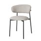 Glam Style Dining Chair Upholstered Open Back Dining Chair for Home Grey 1 Piece Clearhalo 'Dining Chairs' 'Dining Tables & Seating' 'dining_chair' 'furn' 'furn_dining_chair' 'Furniture' 'furniture_dining_chair' 'Kitchen & Dining Furniture' 5004880