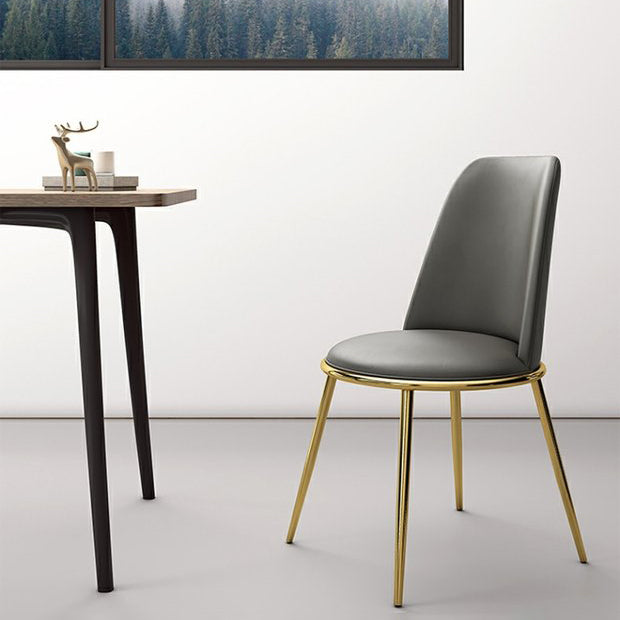 Armless Dining Chairs Nordic Side Kitchen Chairs for Dining Room Clearhalo 'Dining Chairs' 'Dining Tables & Seating' 'dining_chair' 'furn' 'furn_dining_chair' 'Furniture' 'furniture_dining_chair' 'Kitchen & Dining Furniture' 5004911