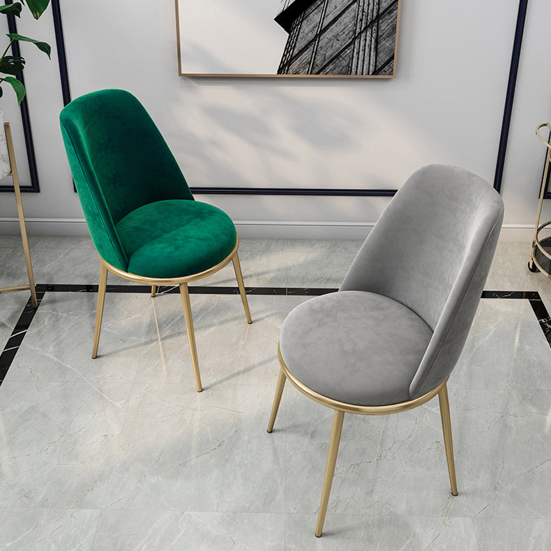 Armless Dining Chairs Nordic Side Kitchen Chairs for Dining Room Clearhalo 'Dining Chairs' 'Dining Tables & Seating' 'dining_chair' 'furn' 'furn_dining_chair' 'Furniture' 'furniture_dining_chair' 'Kitchen & Dining Furniture' 5004927