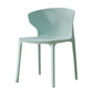 Scandinavian Plastic Side Chair Wingback Kitchen Dining Room Chair Clearhalo 'Dining Chairs' 'Dining Tables & Seating' 'dining_chair' 'furn' 'furn_dining_chair' 'Furniture' 'furniture_dining_chair' 'Kitchen & Dining Furniture' 5004956