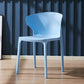 Scandinavian Plastic Side Chair Wingback Kitchen Dining Room Chair Light Blue 1 Piece Clearhalo 'Dining Chairs' 'Dining Tables & Seating' 'dining_chair' 'furn' 'furn_dining_chair' 'Furniture' 'furniture_dining_chair' 'Kitchen & Dining Furniture' 5004970