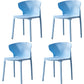 Scandinavian Plastic Side Chair Wingback Kitchen Dining Room Chair Light Blue 4 Piece Set Clearhalo 'Dining Chairs' 'Dining Tables & Seating' 'dining_chair' 'furn' 'furn_dining_chair' 'Furniture' 'furniture_dining_chair' 'Kitchen & Dining Furniture' 5004972