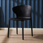 Scandinavian Plastic Side Chair Wingback Kitchen Dining Room Chair Black 1 Piece Clearhalo 'Dining Chairs' 'Dining Tables & Seating' 'dining_chair' 'furn' 'furn_dining_chair' 'Furniture' 'furniture_dining_chair' 'Kitchen & Dining Furniture' 5004976