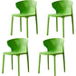 Scandinavian Plastic Side Chair Wingback Kitchen Dining Room Chair Turquoise 4 Piece Set Clearhalo 'Dining Chairs' 'Dining Tables & Seating' 'dining_chair' 'furn' 'furn_dining_chair' 'Furniture' 'furniture_dining_chair' 'Kitchen & Dining Furniture' 5004996