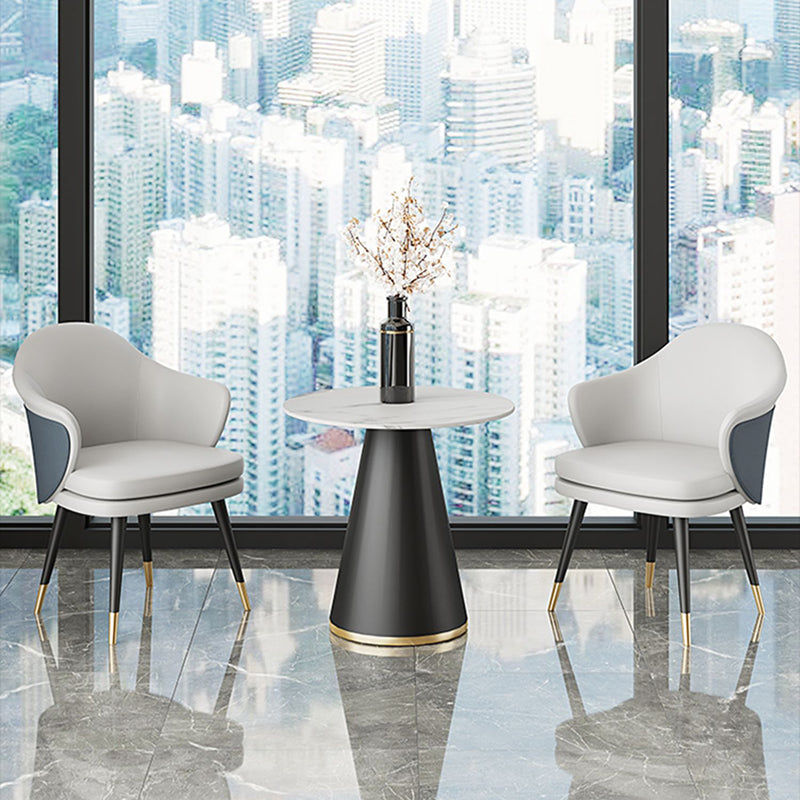 Glam Style Dining Chair Upholstered Dining Armchair for Indoor Clearhalo 'Dining Chairs' 'Dining Tables & Seating' 'dining_chair' 'furn' 'furn_dining_chair' 'Furniture' 'furniture_dining_chair' 'Kitchen & Dining Furniture' 5005019