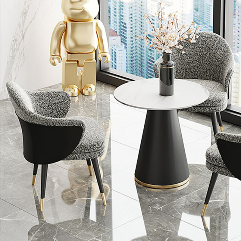 Glam Style Dining Chair Upholstered Dining Armchair for Indoor Clearhalo 'Dining Chairs' 'Dining Tables & Seating' 'dining_chair' 'furn' 'furn_dining_chair' 'Furniture' 'furniture_dining_chair' 'Kitchen & Dining Furniture' 5005023