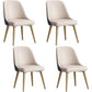 Nordic Armless Side Dining Chairs Entryway Dining Room Chairs White-Blue 4 Piece Set Clearhalo 'Dining Chairs' 'Dining Tables & Seating' 'dining_chair' 'furn' 'furn_dining_chair' 'Furniture' 'furniture_dining_chair' 'Kitchen & Dining Furniture' 5005040