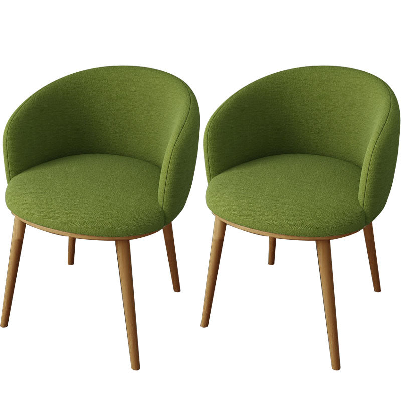 Glam Style Arm Chair Parsons 16.5" Wide Dining Chair for Dining Room Green Cotton 2 Piece Set Clearhalo 'Dining Chairs' 'Dining Tables & Seating' 'dining_chair' 'furn' 'furn_dining_chair' 'Furniture' 'furniture_dining_chair' 'Kitchen & Dining Furniture' 5005060