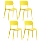 Contemporary Plastic Side Chair Indoor-Outdoor Open Back Chair 4 Piece Set Clearhalo 'Dining Chairs' 'Dining Tables & Seating' 'dining_chair' 'furn' 'furn_dining_chair' 'Furniture' 'furniture_dining_chair' 'Kitchen & Dining Furniture' 5005202