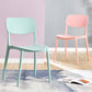 Contemporary Plastic Side Chair Indoor-Outdoor Open Back Chair Clearhalo 'Dining Chairs' 'Dining Tables & Seating' 'dining_chair' 'furn' 'furn_dining_chair' 'Furniture' 'furniture_dining_chair' 'Kitchen & Dining Furniture' 5005206
