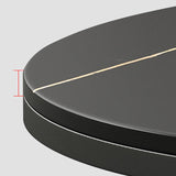 Modern Style Round Black and White Slate Top Nesting Coffee Table Clearhalo 'Coffee & Accent Tables' 'Coffee Tables' 'coffee_tables' 'furn' 'furn_coffee_tables' 'Furniture' 'Living Room Furniture' 5006440_f4d66623-7219-4fde-8c5e-85fefc7e9356