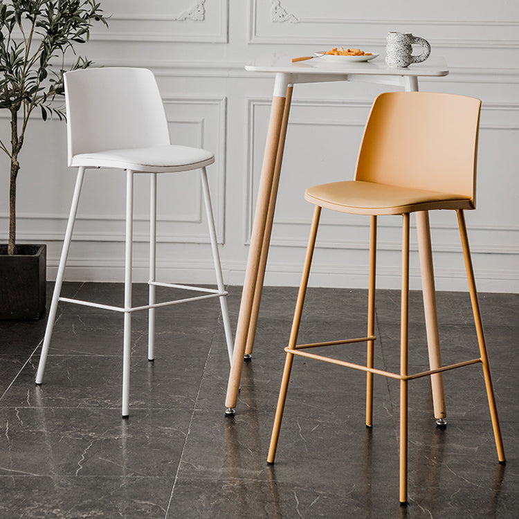Contemporary Style Bar-stool Metal Counter Bar Stool for Home Clearhalo 'Bar Furniture' 'Bar Stools' 'bar_stools' 'Furniture' 'furniture_bar_stools' 'Kitchen & Dining Furniture' 5006486