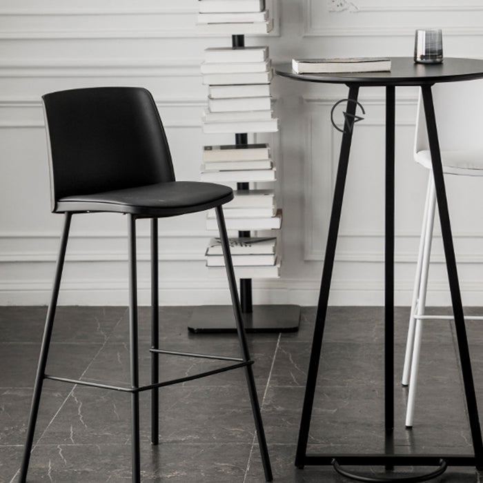 Contemporary Style Bar-stool Metal Counter Bar Stool for Home Clearhalo 'Bar Furniture' 'Bar Stools' 'bar_stools' 'Furniture' 'furniture_bar_stools' 'Kitchen & Dining Furniture' 5006506