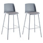 Contemporary Style Bar-stool Metal Counter Bar Stool for Home Blue Set of 2 Clearhalo 'Bar Furniture' 'Bar Stools' 'bar_stools' 'Furniture' 'furniture_bar_stools' 'Kitchen & Dining Furniture' 5006521