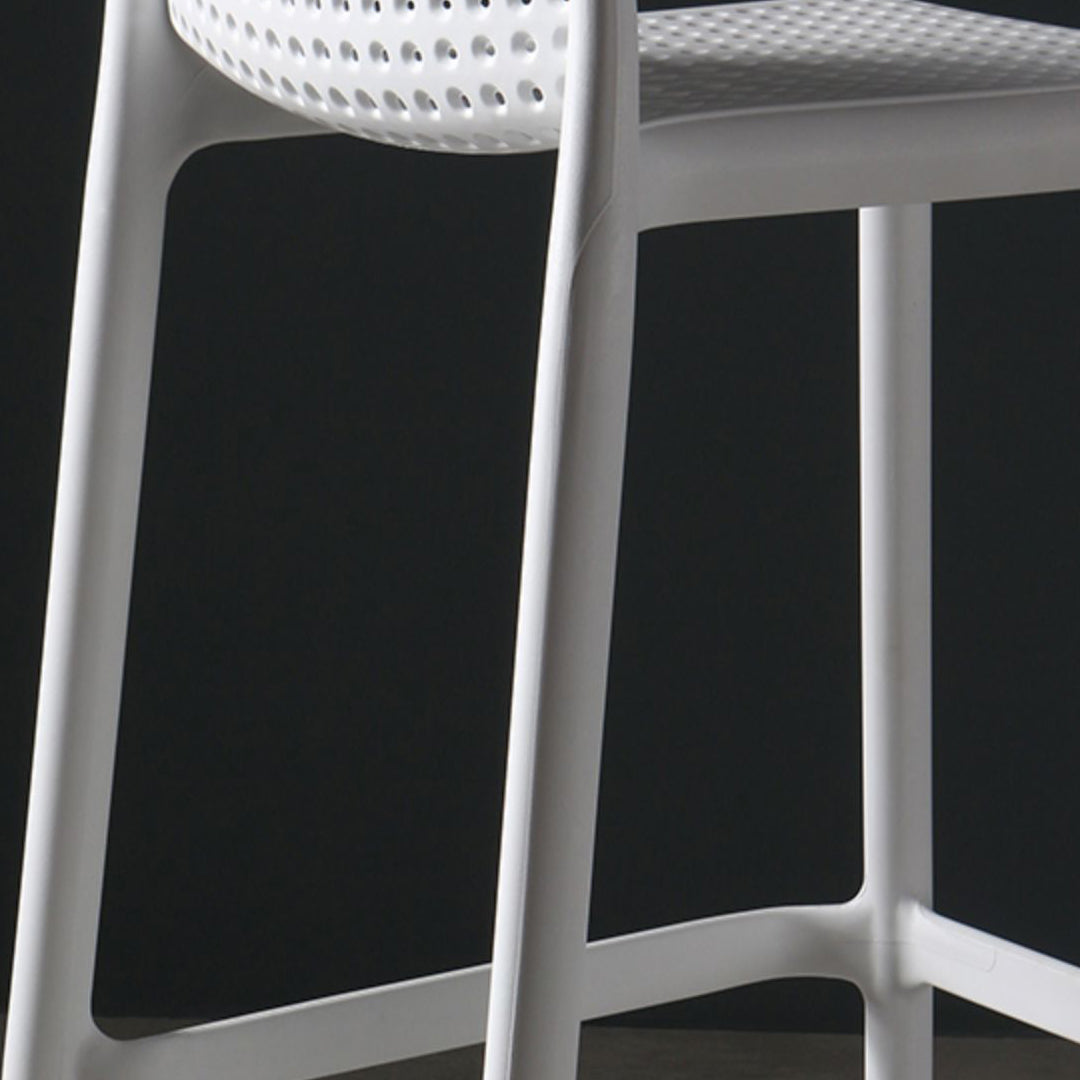 Contemporary Bristol Stackable Stool Matte Finish Plastic Barstool Clearhalo 'Bar Furniture' 'Bar Stools' 'bar_stools' 'furn' 'furn_bar_stools' 'Furniture' 'furniture_bar_stools' 'Kitchen & Dining Furniture' 5006740