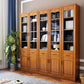 78.74"H Bookcase Contemporary Style Bookshelf with Doors for Home Office Clearhalo 'Bookcases' 'furn' 'furn_bookcases' 'Furniture' 'furniture_bookcases' 'Office Furniture' 5006946
