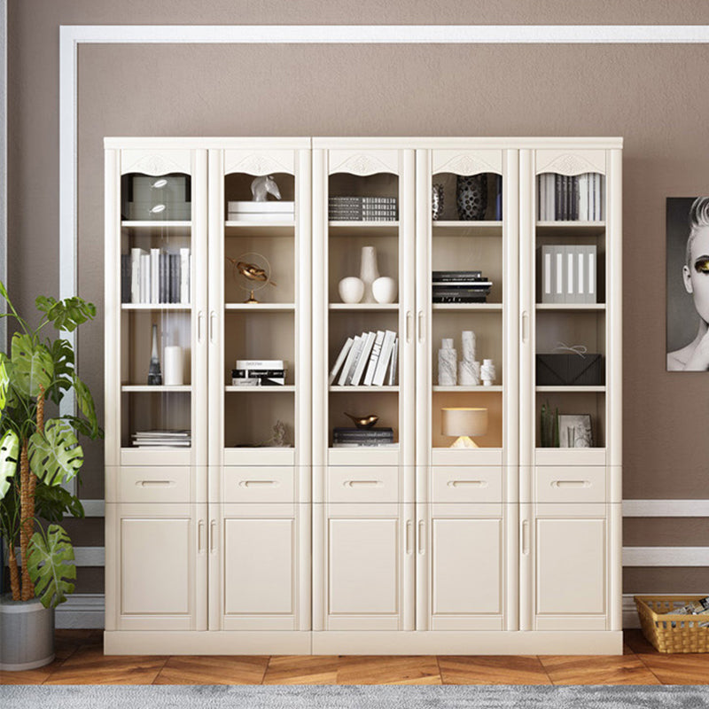 78.74"H Bookcase Contemporary Style Bookshelf with Doors for Home Office Clearhalo 'Bookcases' 'furn' 'furn_bookcases' 'Furniture' 'furniture_bookcases' 'Office Furniture' 5006950