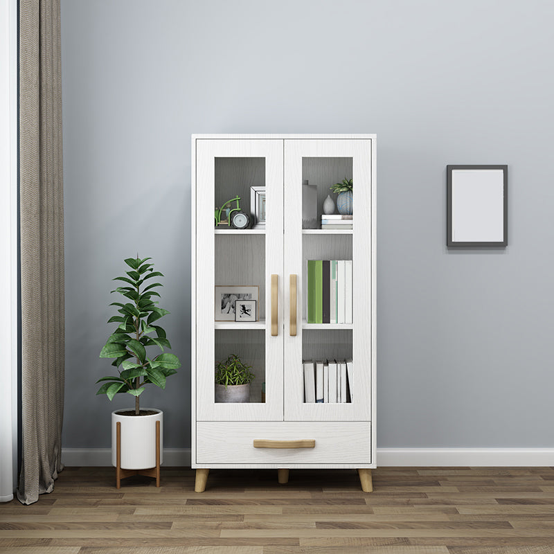 Modern Style Standard Bookcase Closed Back Bookshelf with Drawer Storage Clearhalo 'Bookcases' 'furn' 'furn_bookcases' 'Furniture' 'furniture_bookcases' 'Office Furniture' 5006966