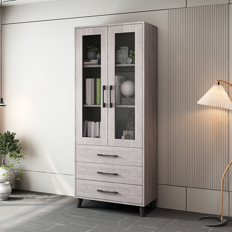 Modern Style Standard Bookcase Closed Back Bookshelf with Drawer Storage Clearhalo 'Bookcases' 'furn' 'furn_bookcases' 'Furniture' 'furniture_bookcases' 'Office Furniture' 5006969